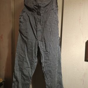 Dickies Black and White Striped Chinos